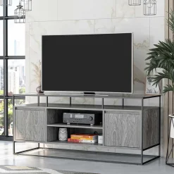 Best Design TV Kommode in Eiche Grau - Midland Tv & Hifi-Möbel|Lowboards