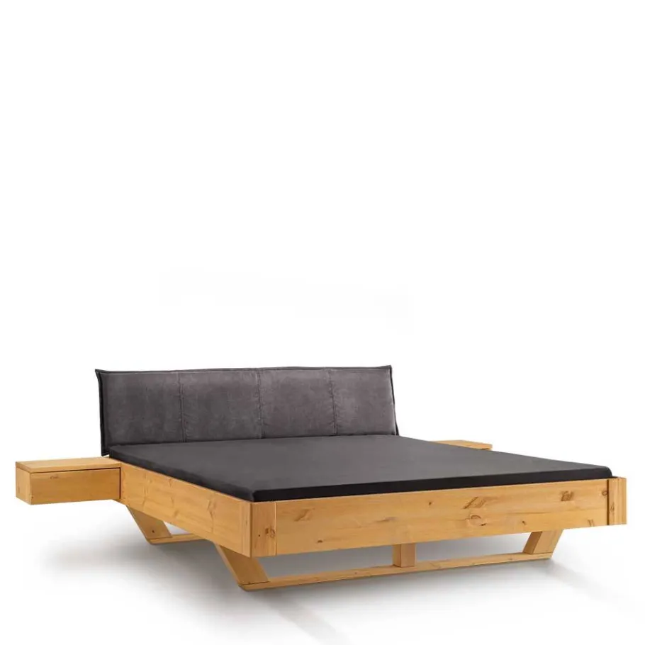 Best Designbett mit Holzkufen aus Kiefer gelaugt - Ravilon Betten