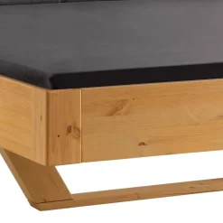 Best Designbett mit Holzkufen aus Kiefer gelaugt - Ravilon Betten
