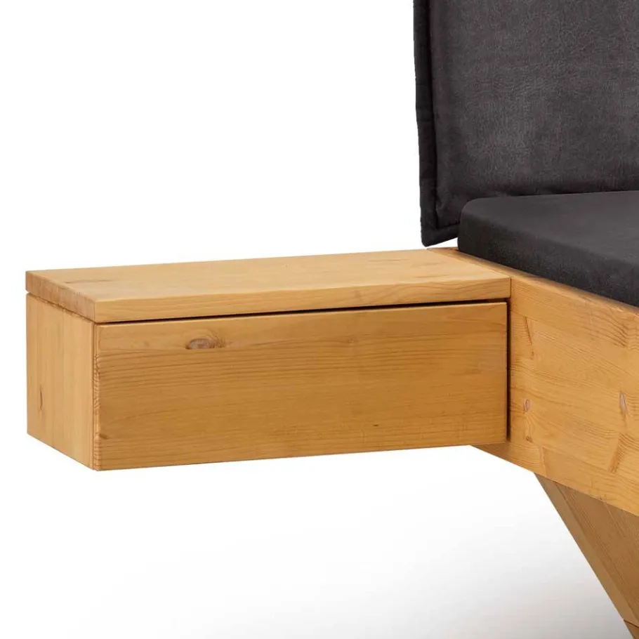Best Designbett mit Holzkufen aus Kiefer gelaugt - Ravilon Betten