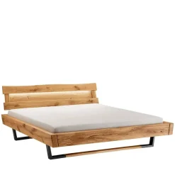 Designer Balkenbett mit LED Beleuchtung - Syrecs Betten