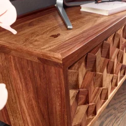 Sale Designer TV Board aus Sheesham Massivholz - Crabira Tv & Hifi-Möbel