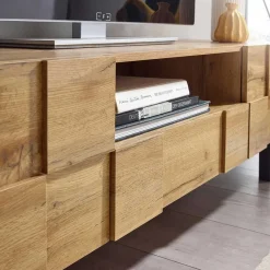 Sale Designer TV Unterschrank in Eiche Optik - Tiorondo Tv & Hifi-Möbel|Lowboards