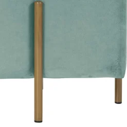 Best Designhocker in Graugrün Samt - Strong Hocker