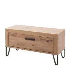 Best Dielenbank in Wildeiche Optik - Carry Sitzbank