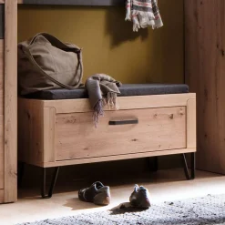 Best Dielenbank in Wildeiche Optik - Carry Sitzbank