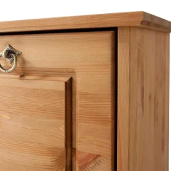 Outlet Dielenbank mit Schuhklappe aus Massivholz - Edranov Sitzbank