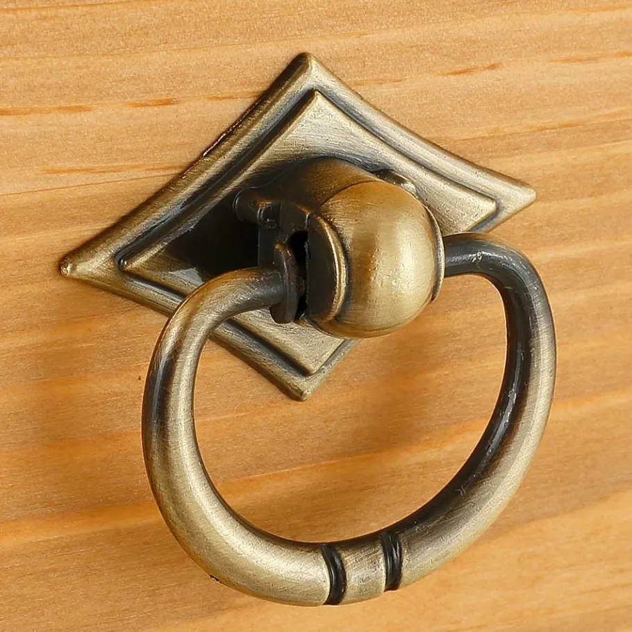 Outlet Dielenbank mit Schuhklappe aus Massivholz - Edranov Sitzbank