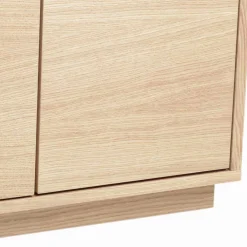 Outlet Dielenbank Vaxos mit Eiche Furnier Sitzbank