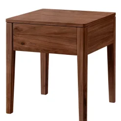 Best Doppelbett aus Nussbaum mit Stahlfüßen - Gedessa Betten