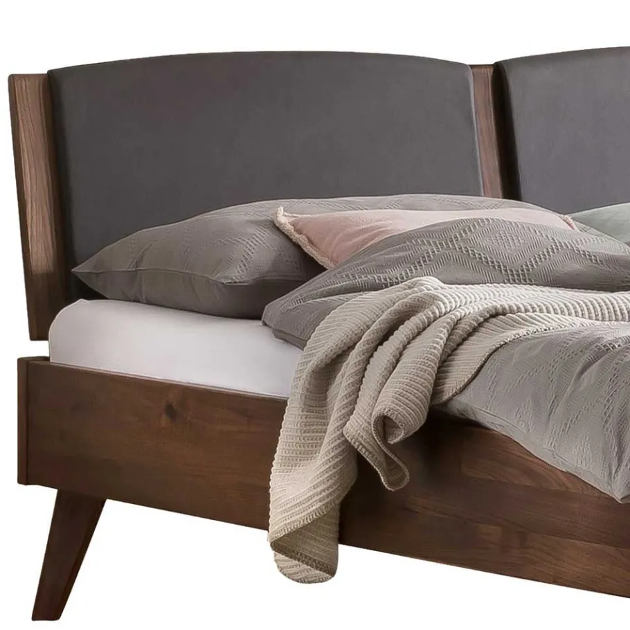 Best Doppelbett Gestell aus Nussbaum geölt - Carloletta Betten