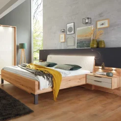 Best Doppelbett Kombi mit Nachtkommoden - Krofun (dreiteilig) Betten