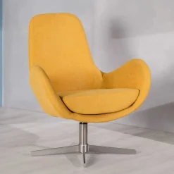 Discount Drehbarer Retrosessel in Gelb - Phantom Sessel|Stühle
