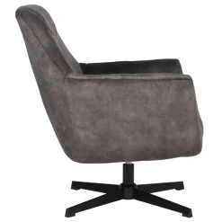 Sale Drehbarer Sessel in Anthrazit Veloursbezug - Sigatoka Sessel