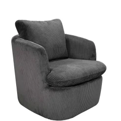 Clearance Drehbarer Sessel mit Breitcord Bezug - Actino Sessel