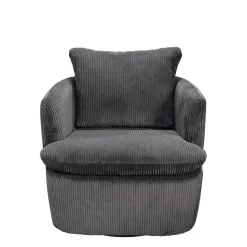 Clearance Drehbarer Sessel mit Breitcord Bezug - Actino Sessel