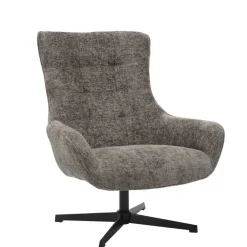 Clearance Drehbarer Wohnzimmersessel in Dunkelgrau - Grandio Sessel