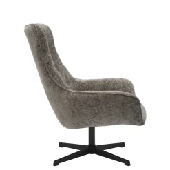 Clearance Drehbarer Wohnzimmersessel in Dunkelgrau - Grandio Sessel