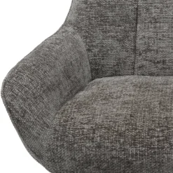 Clearance Drehbarer Wohnzimmersessel in Dunkelgrau - Grandio Sessel