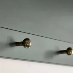 Sale Dunkelgrüne Landhaus Garderobe mit 4 Haken - Niestov Garderoben