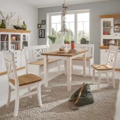 Clearance Eckbankgruppe Lugon im Landhausstil (vierteilig) Sitzgruppe