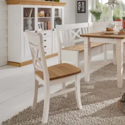 Clearance Eckbankgruppe Lugon im Landhausstil (vierteilig) Sitzgruppe