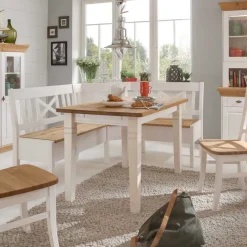 Clearance Eckbankgruppe Lugon im Landhausstil (vierteilig) Sitzgruppe