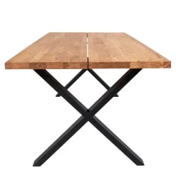 Best Eiche Esstisch & 6 Polsterstühle - Tricky (siebenteilig) Sitzgruppe