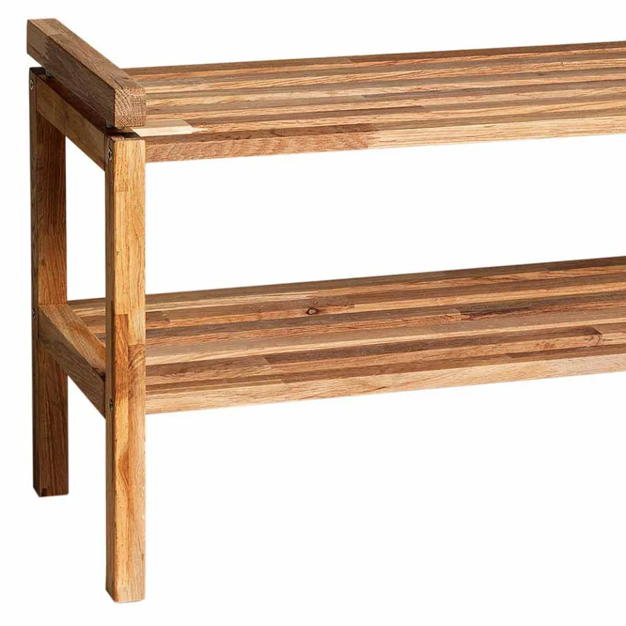 Sale Eiche Schuhregal mit geölter Oberfläche - Helvana Regale