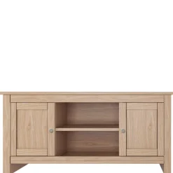 Best Eichefarbenes Landhaus TV Board 120x58x39 cm - Eliandas Tv & Hifi-Möbel|Lowboards