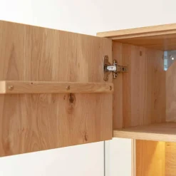 Best Eichenholz Highboard Vitrine modern - Judita Highboards|Vitrinen