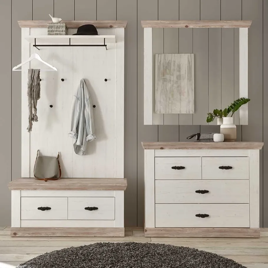 Best Einrichtung Diele Möbel Kombi - Nedita (vierteilig) Garderoben