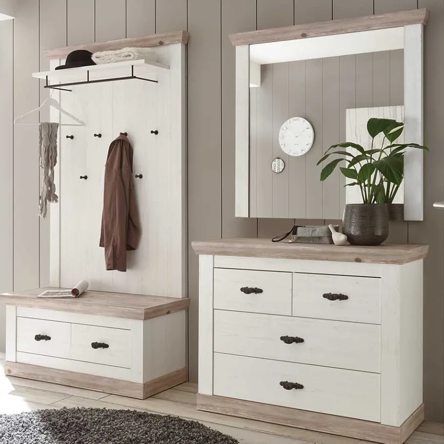 Best Einrichtung Diele Möbel Kombi - Nedita (vierteilig) Garderoben