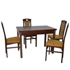 Clearance Elegante Essgruppe in Nussbaum - Rarera (fünfteilig) Sitzgruppe