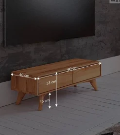 Sale Elegantes TV Lowboard aus Kernbuche Holz - Junola Tv & Hifi-Möbel|Lowboards