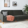Best 3er Bettsofa in Grau Stoffbezug - Tabara Betten|Sofas