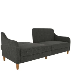 Best 3er Bettsofa in Grau Stoffbezug - Tabara Betten|Sofas