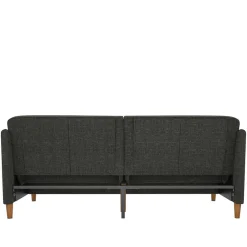 Best 3er Bettsofa in Grau Stoffbezug - Tabara Betten|Sofas