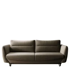 Sale 3er Schlafcouch in Graubraun meliert - Milor Betten|Sofas