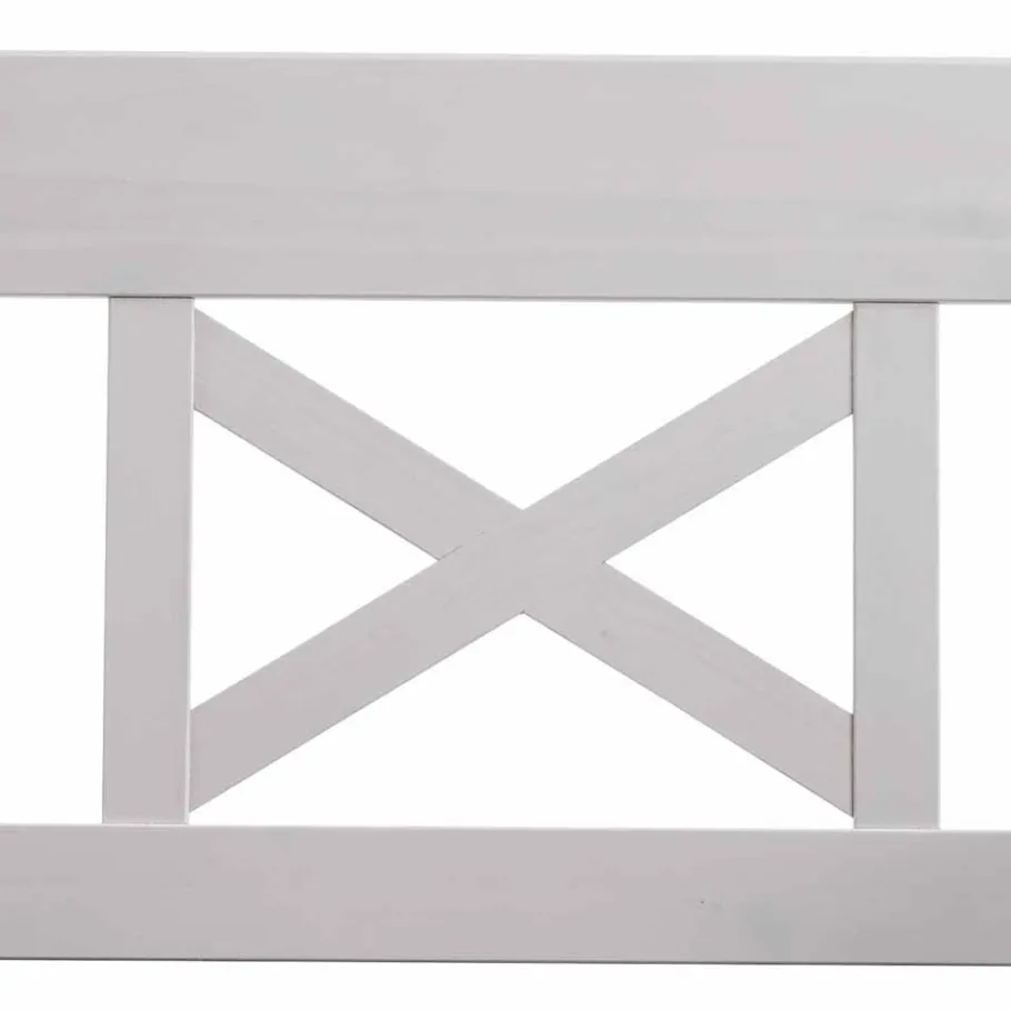 Outlet Essbank Yoan in Weiß Grau Sitzbank