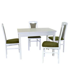 Best Essecke Möbel Kombination in Weiß - Oninawa (fünfteilig) Sitzgruppe