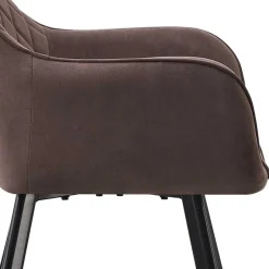 Sale Essgruppe in Braun mit Schwarz - Mikava (fünfteilig) Sitzgruppe|Tische