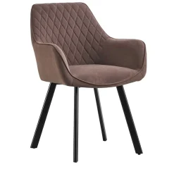 Sale Essgruppe in Braun mit Schwarz - Mikava (fünfteilig) Sitzgruppe|Tische