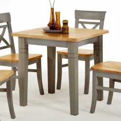 Best Essgruppe Jytte in Grau Kiefer (fünfteilig) Sitzgruppe