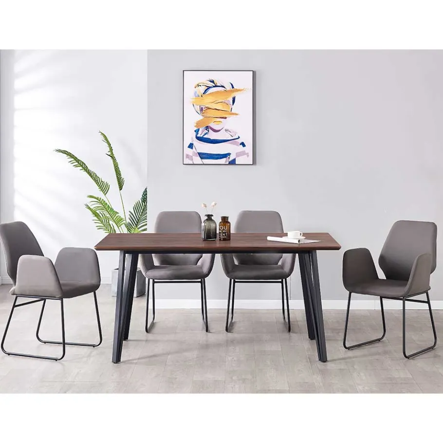 Sale Esstisch & vier Tischsessel Set - Registran (fünfteilig) Sitzgruppe