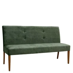 Best Esstisch Polsterbank mit Lehne in Graugrün - Boxton Sitzbank