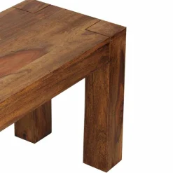 Best Esstischbank aus Massivholz Hoslo Sheesham Sitzbank