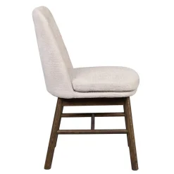 Best Esstischgruppe in Eiche Dunkel & Beige - Relencia (siebenteilig) Sitzgruppe