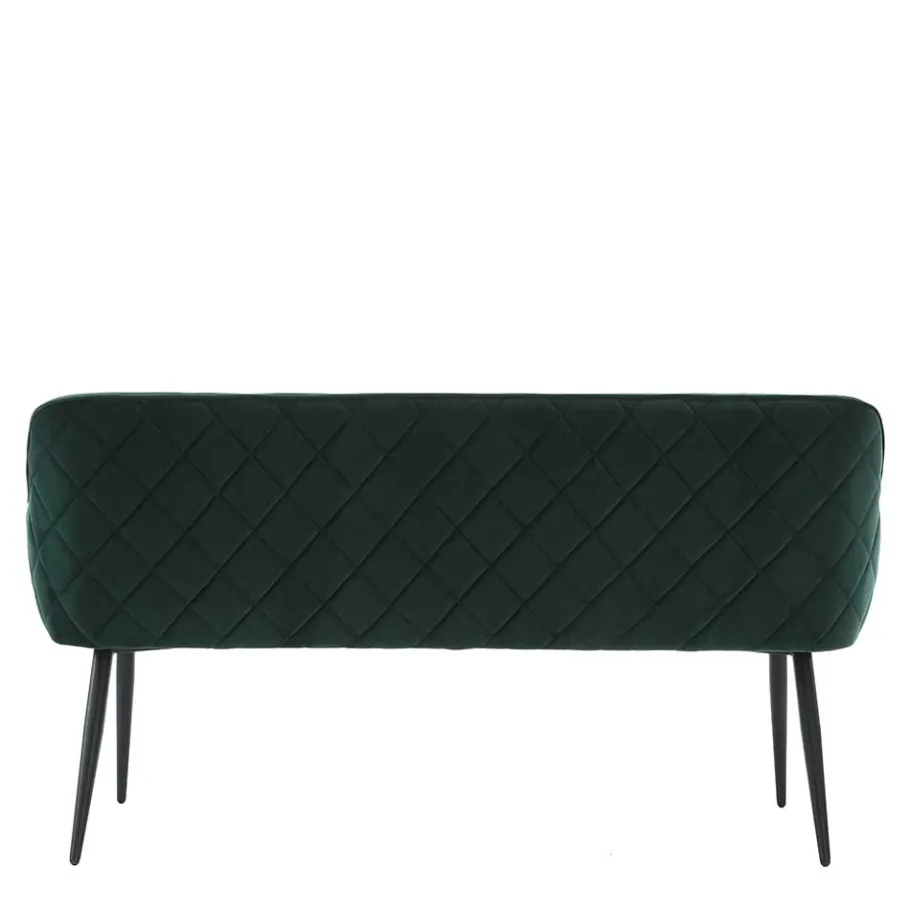 Clearance Esszimmer Bank in Dunkelgrün Samt - Laruis Sitzbank