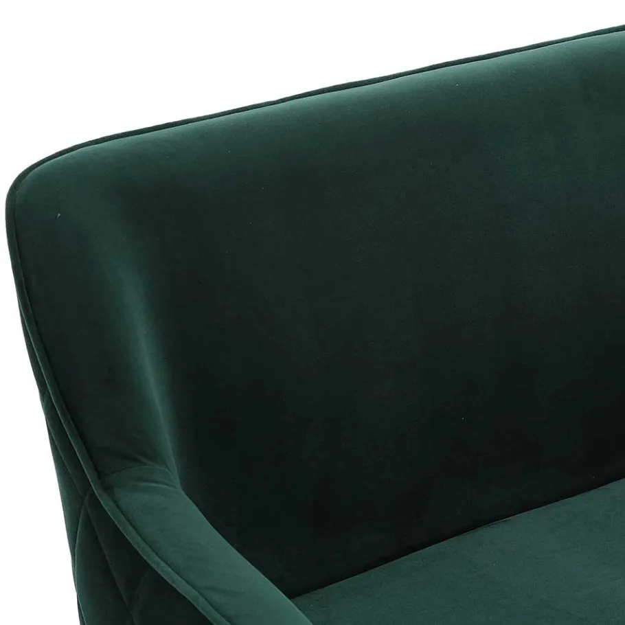 Clearance Esszimmer Bank in Dunkelgrün Samt - Laruis Sitzbank